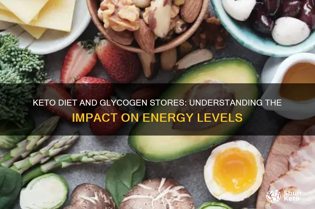 what about a keto diet and glycogen stores