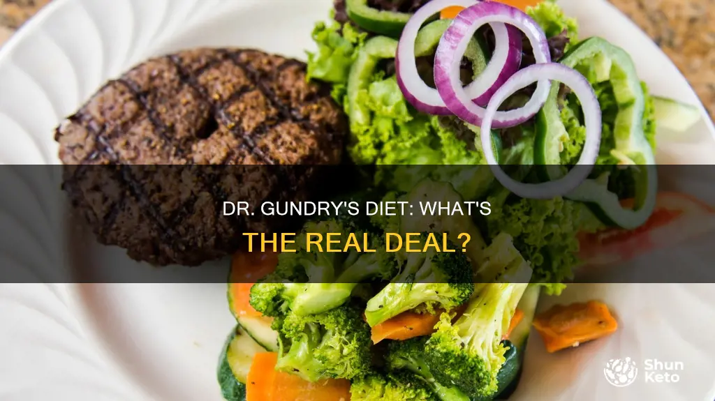 what actually is the diet that dr gundry recommends