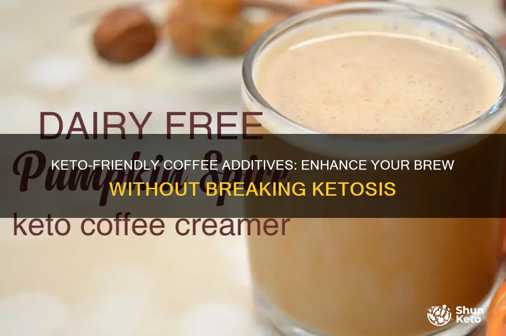 what additives can you use in coffee on keto