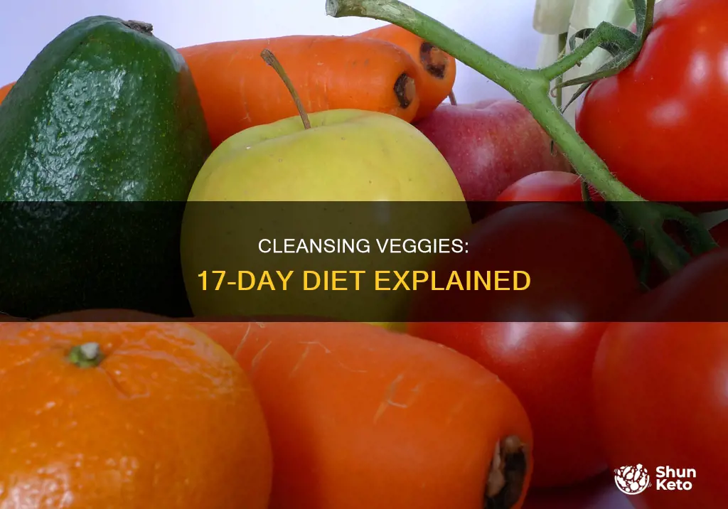 what are cleansing vegetables on 17 day diet