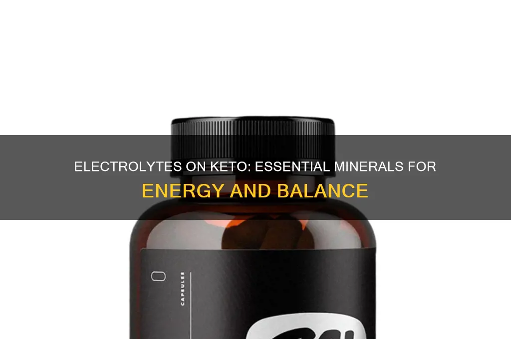 what are electrolytes on keto diet