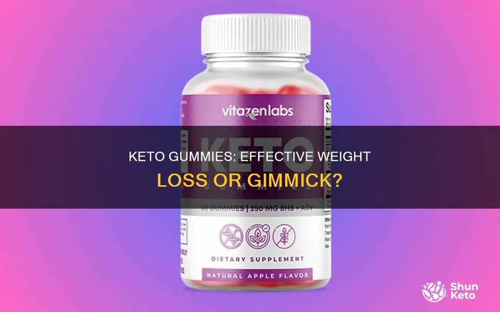 what are keto gummies and do they work