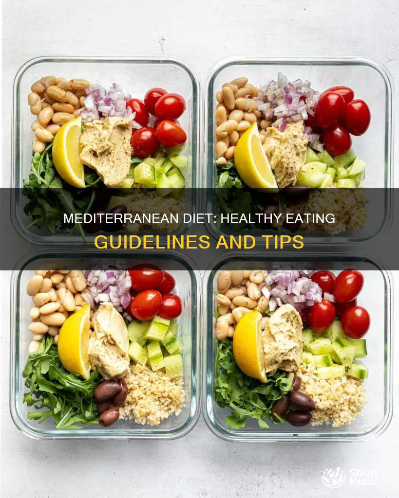 what are mediterranean diet guidelines