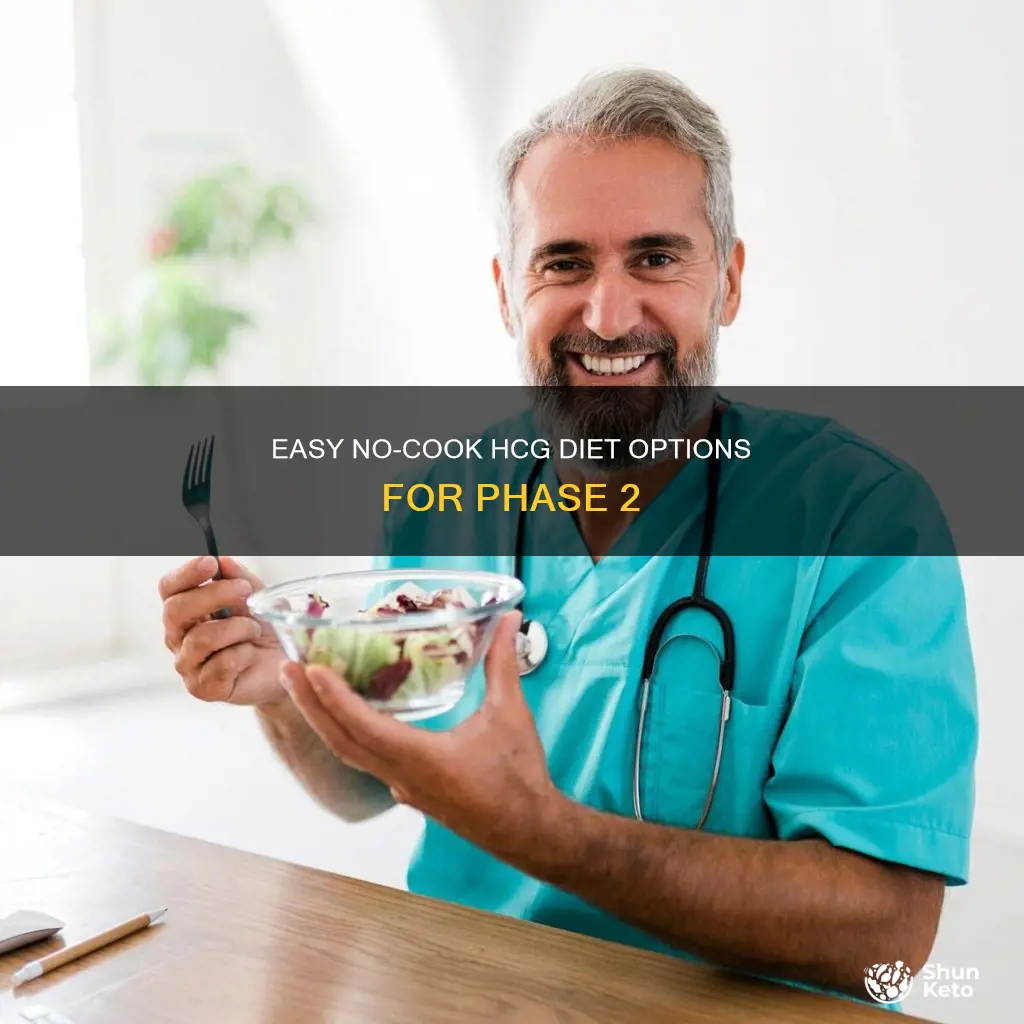 what are no cook options for hcg diet phase 2