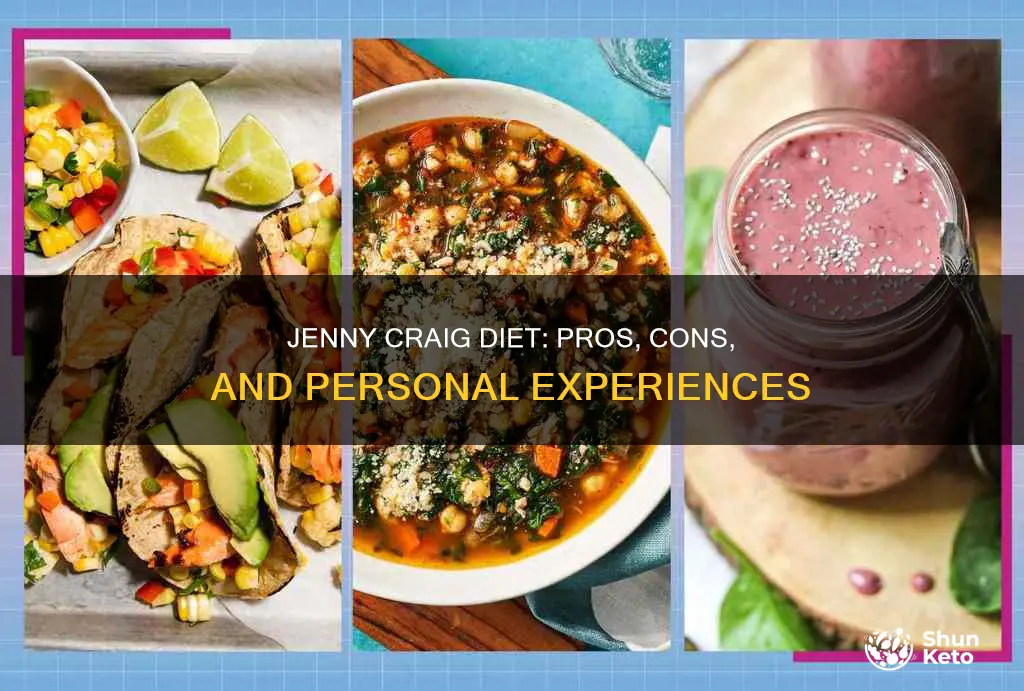 what are pros and cons about jenny craig diet plan