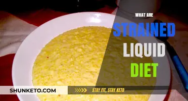 Strained Liquid Diets: What, Why, and How?