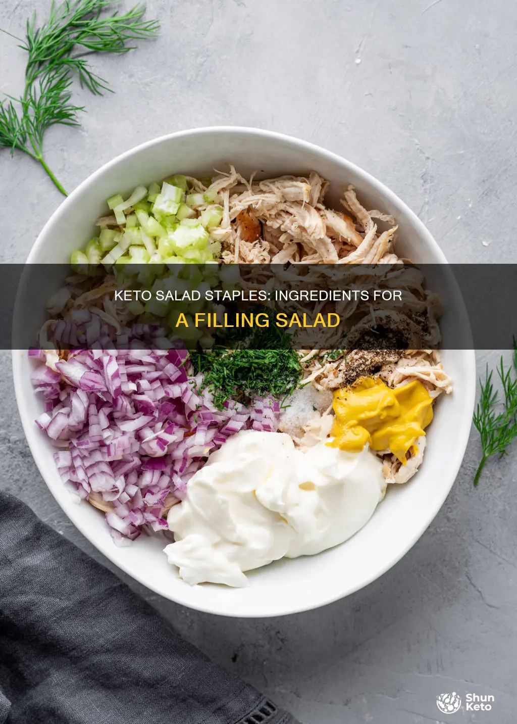 what are the best keto ingredients for a salad