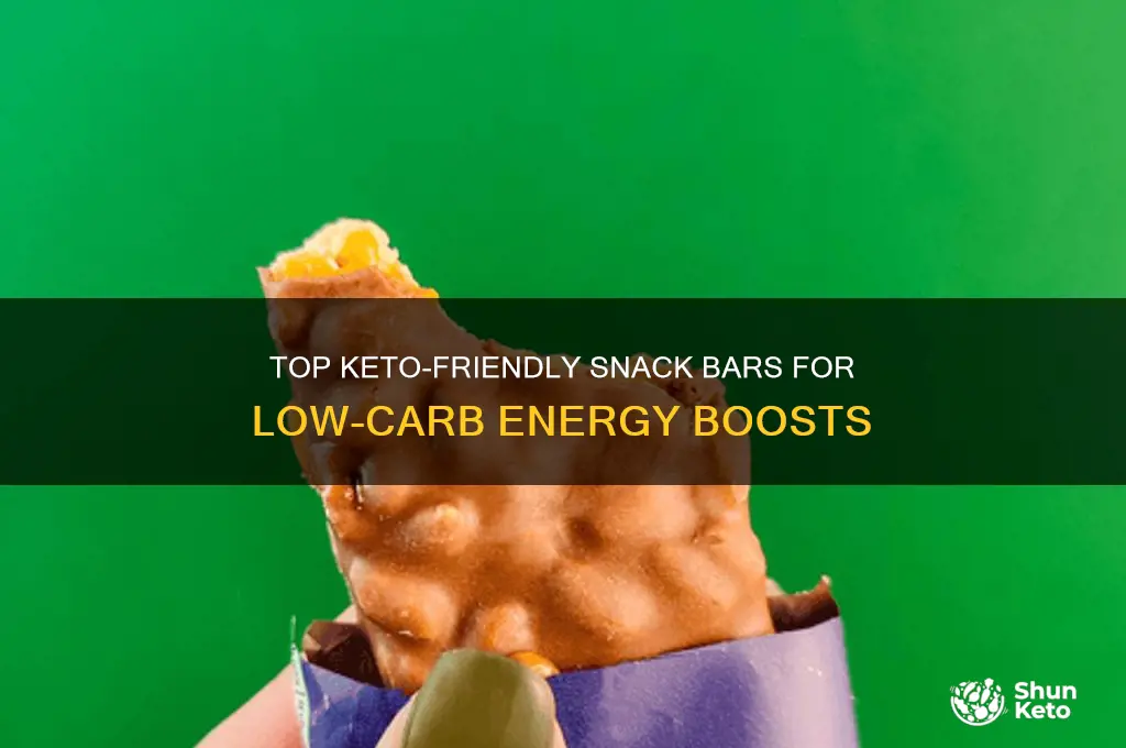 what are the best snack bars for the keto diet