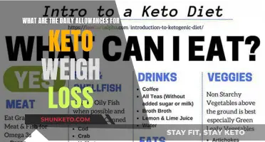 Keto Weight Loss: Daily Allowances for Success