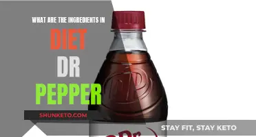 Dr Pepper's Secret Diet Ingredients