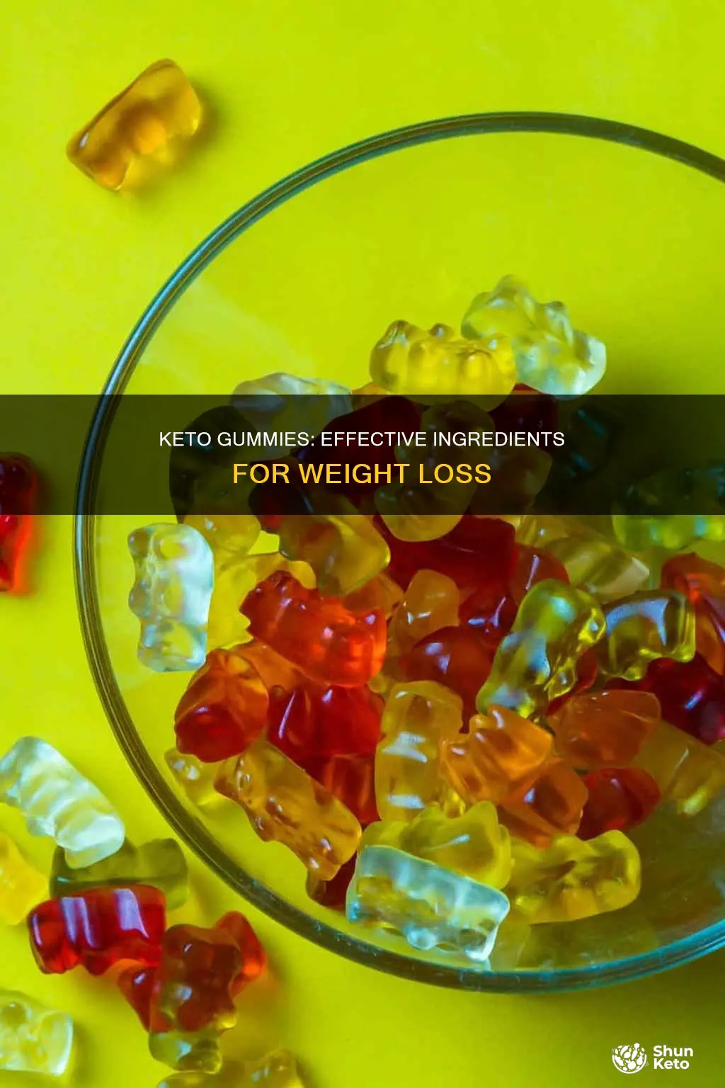 what are the ingredients in keto gummies for weight loss