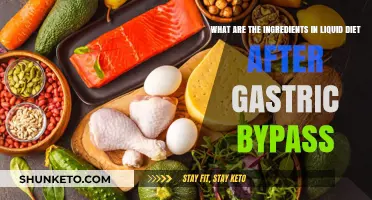 Liquid Diet Ingredients Post-Gastric Bypass
