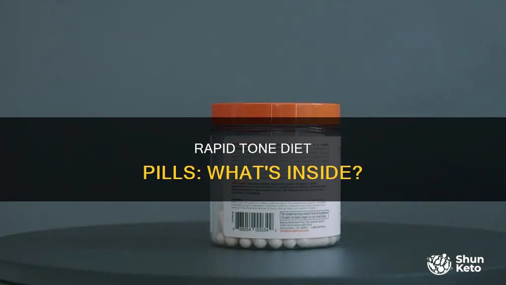 what are the ingredients in rapid tone diet pills