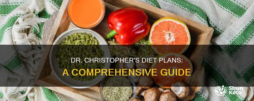 what are the list of diets dr christopher has