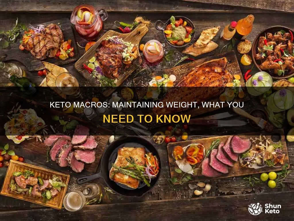 what are the macros for maintaining your weight on keto