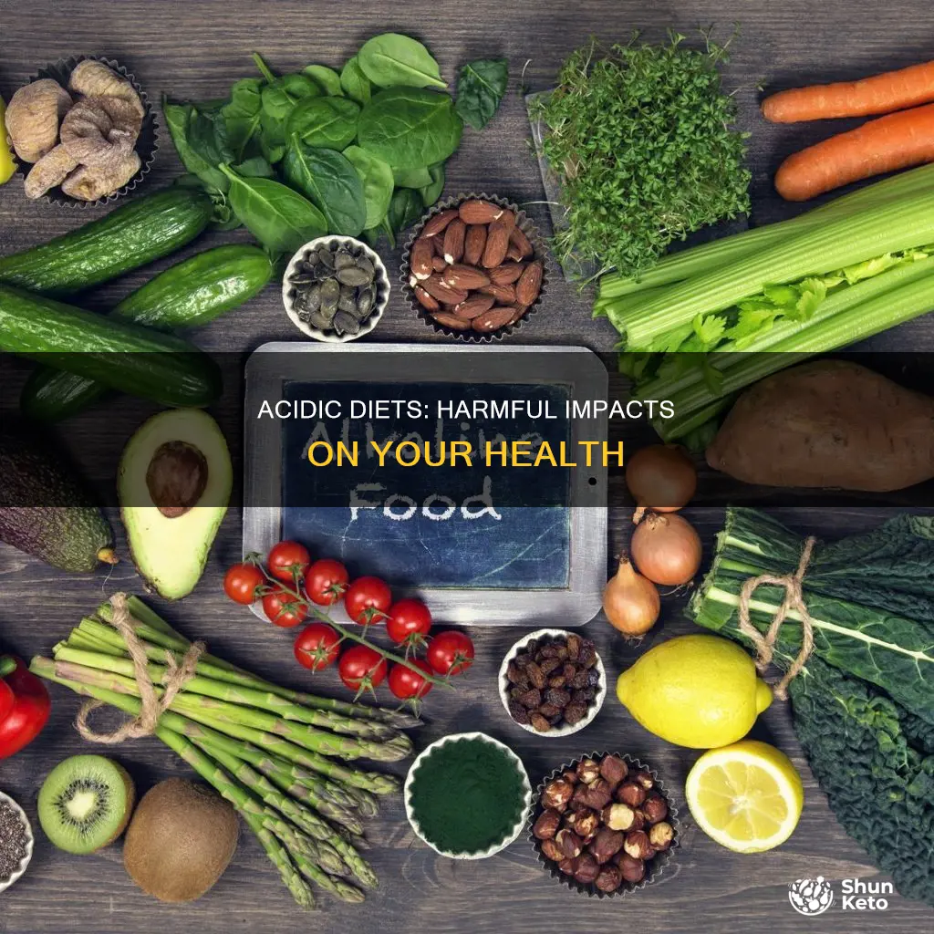 what are the negative effects of an acidic diet
