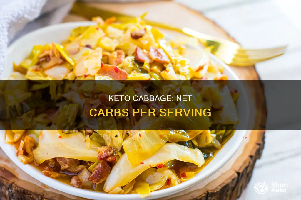 what are the net carbs per serving in keto cabbage