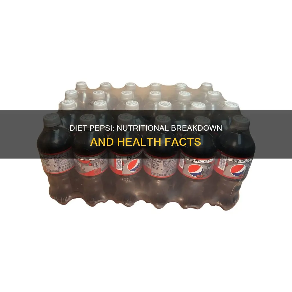 what are the nutrition facts on diet pepsi
