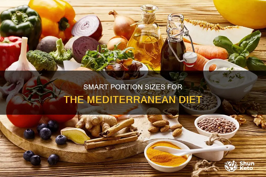 what are the portion sizes for the mediterranean diet