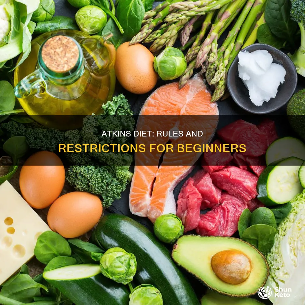 what are the rules for atkins diet