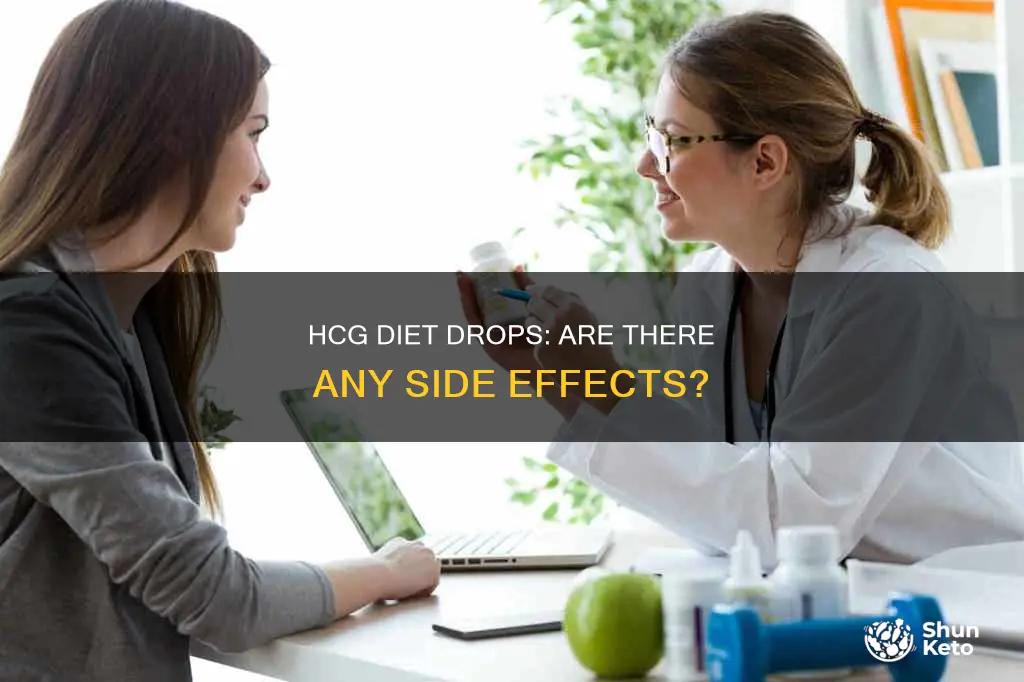 what are the side effects of hcg diet drops