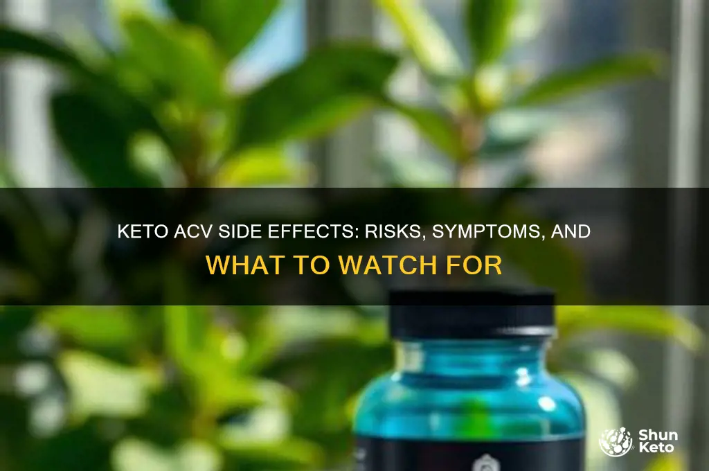 what are the side effects of keto acv