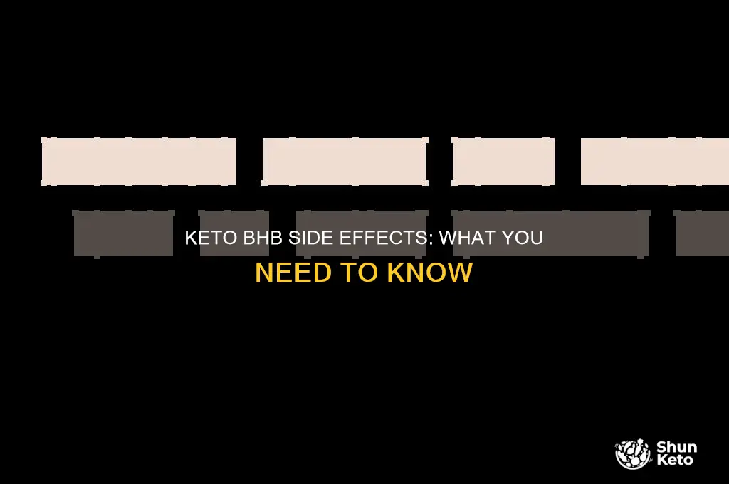 what are the side effects of keto bhb