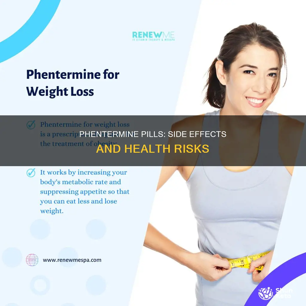 what are the side effects of phentermine diet pills