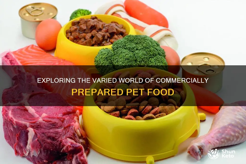 what are the types of commercially prepared companion animal diets