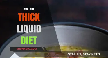 Thick Liquid Diets: What, Why, and How?