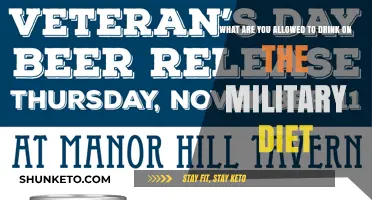 Drinks Allowed on the Military Diet