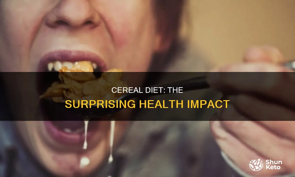 what areconsequences of a cereal based diet