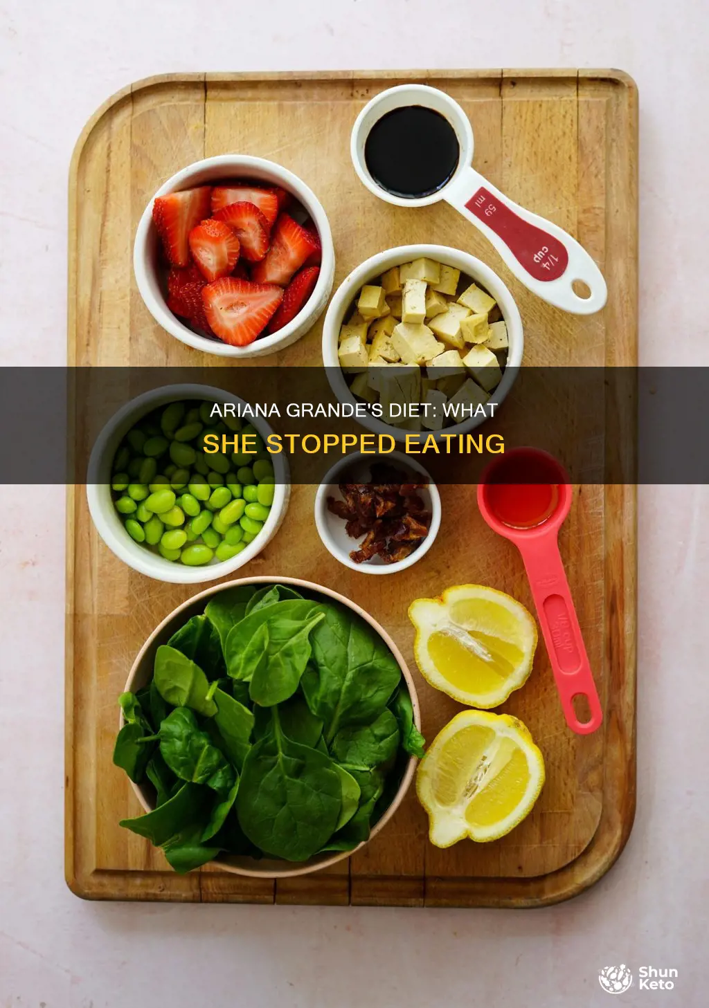 what ariana grande let go of in her diet