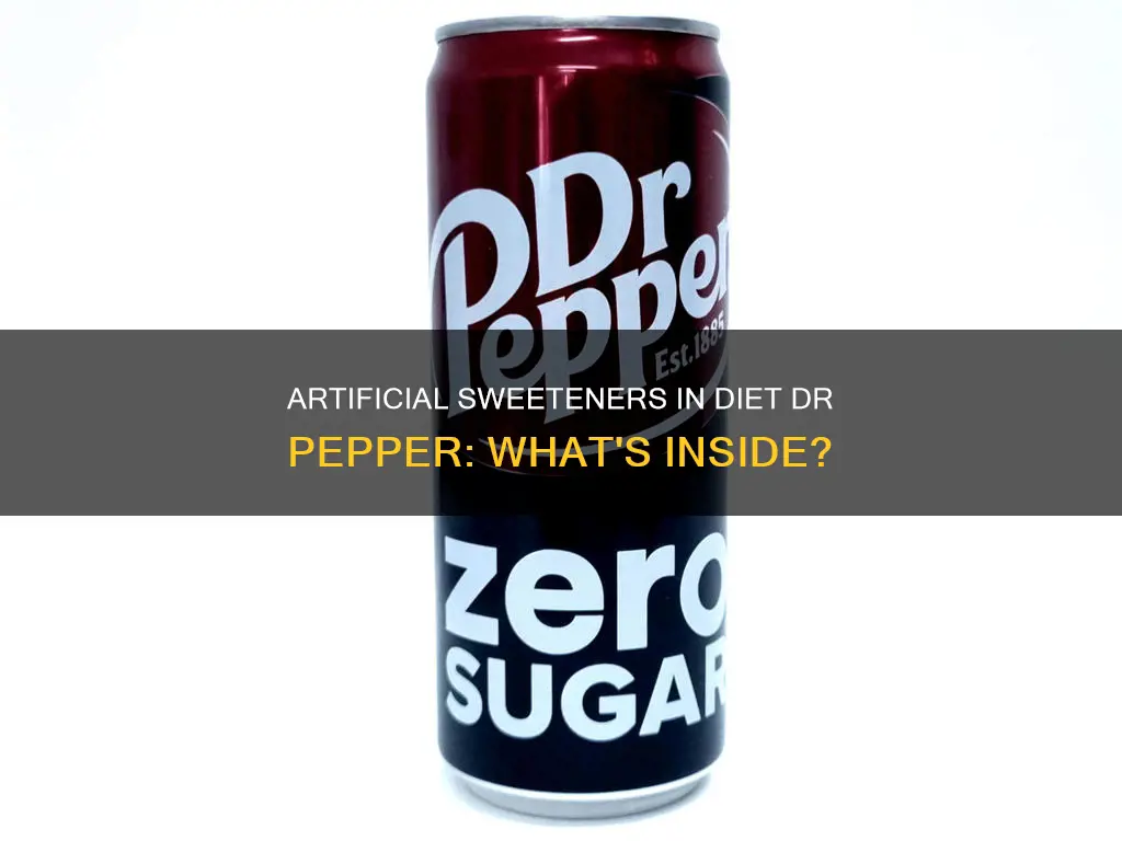 what artificial sugar is in diet dr pepper