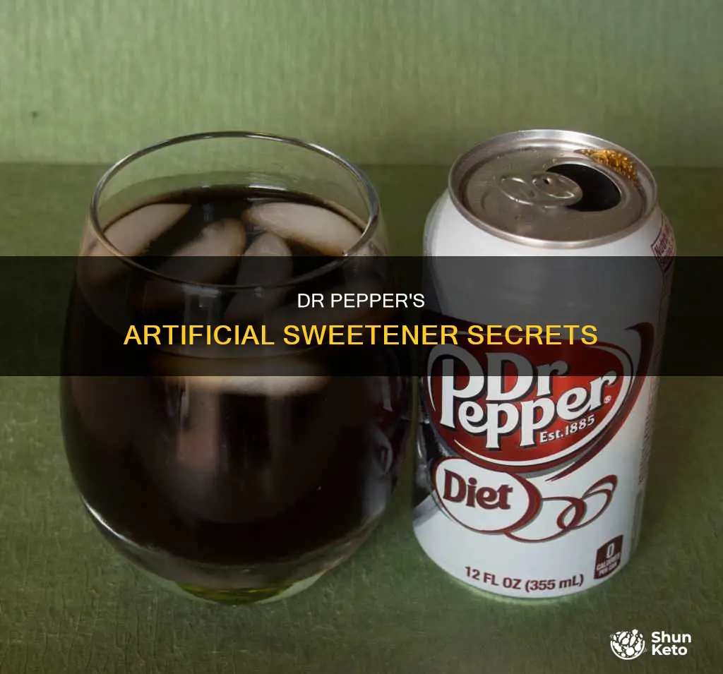 what artificial sweetener is in diet dr pepper