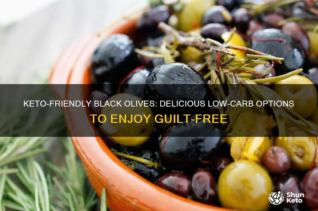 what black olives can you eat on the keto diet