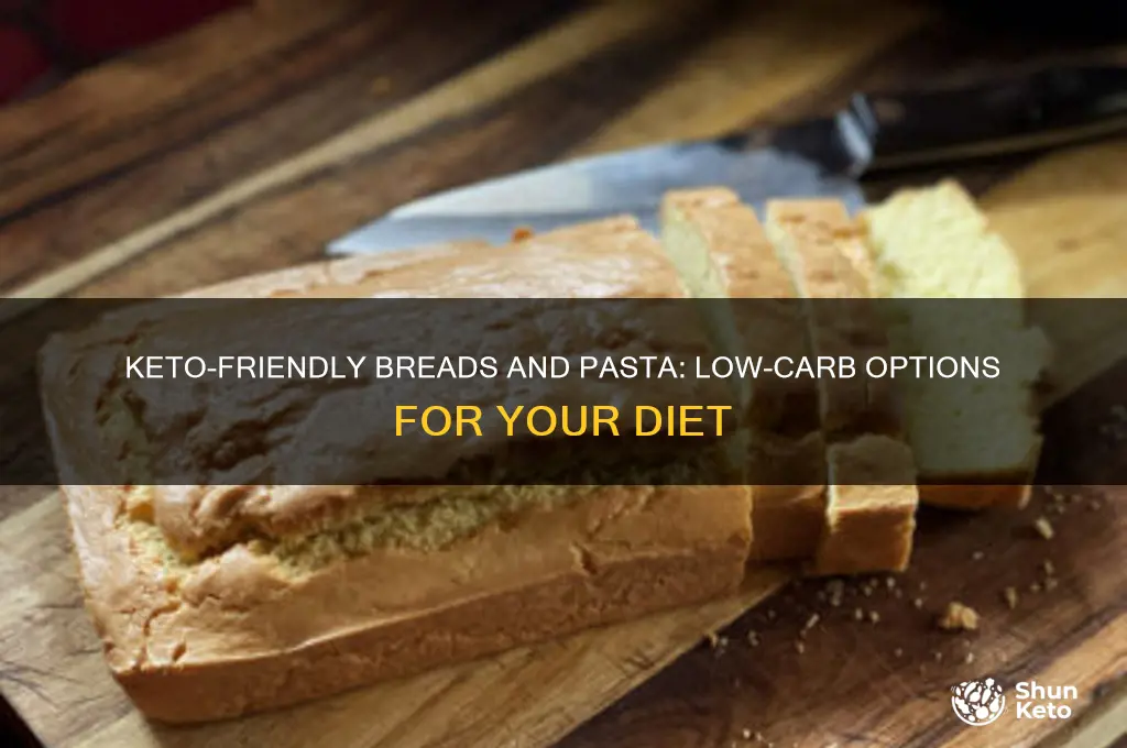 what breads or pasta can you eat on keto diet