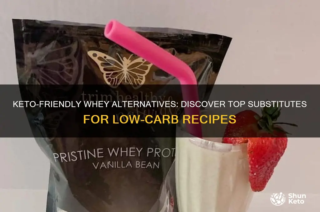 what can be substitured for whey in keto recipes