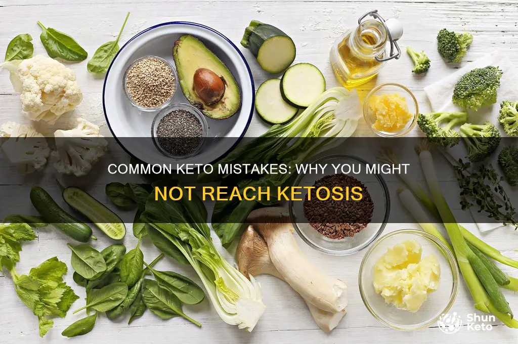 what can cause you to not get into keto