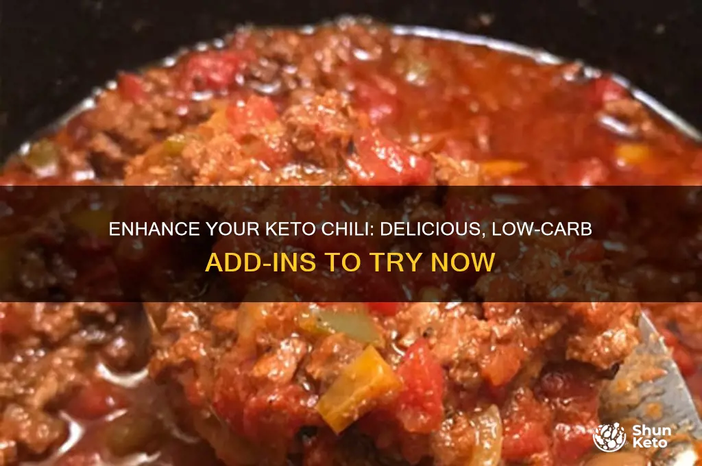 what can i add to keto chili