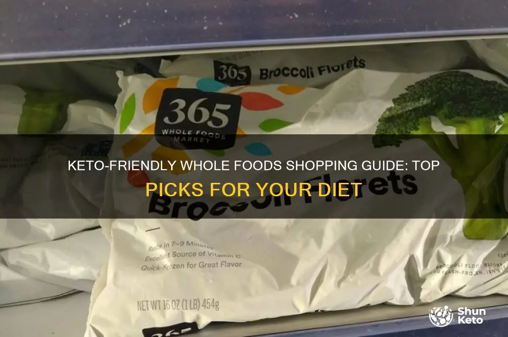 what can i buy at whole foods for keto