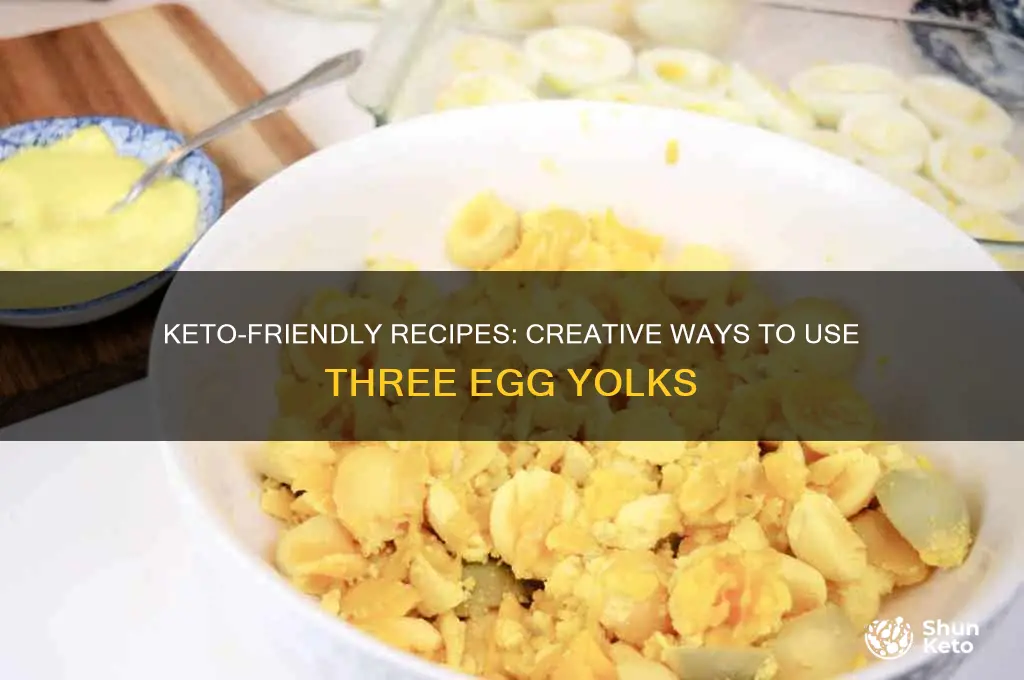 what can i cook keto with three egg yolks