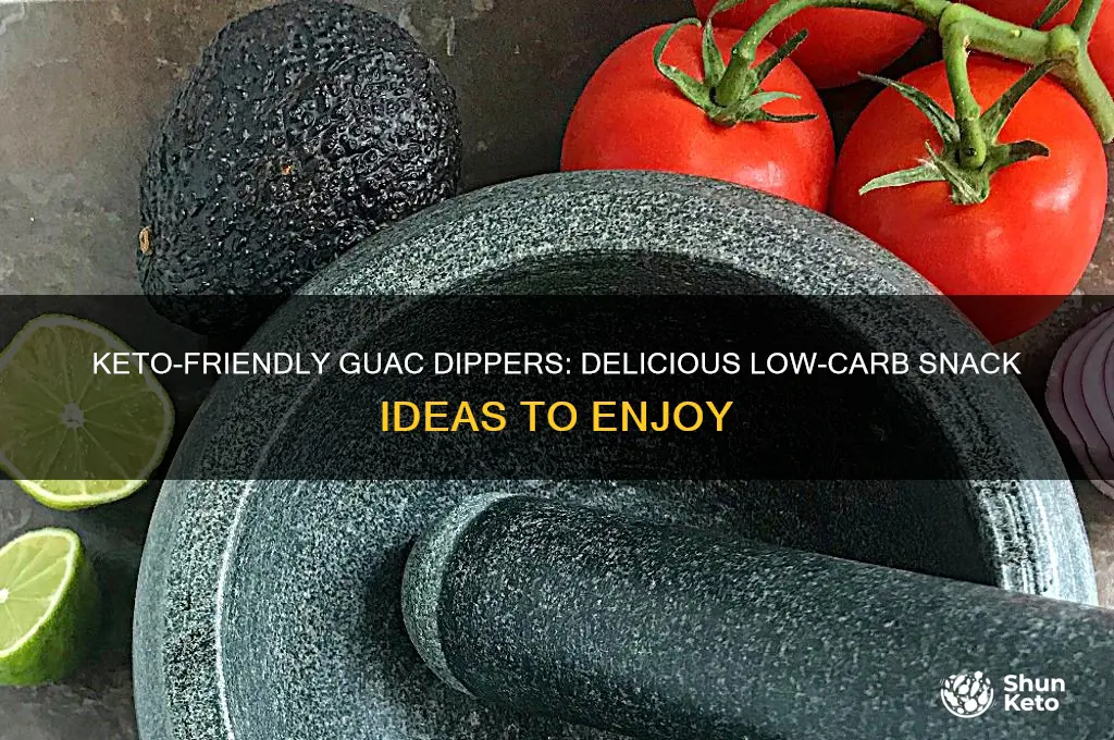 what can i dip in guac on keto