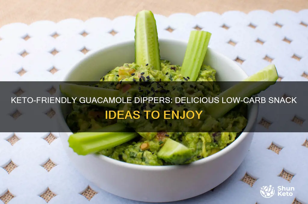 what can i dip in guacamole on keto