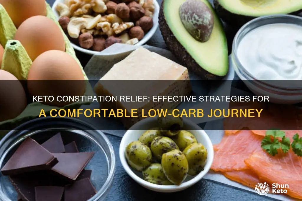 what can i do for constipation on keto diet
