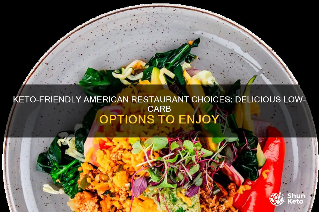 what can i eat at an american restaurant on keto