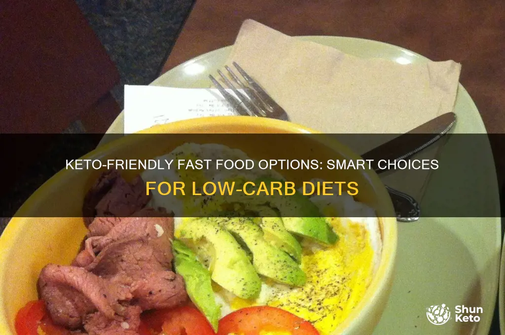 what can i eat at fast food on keto