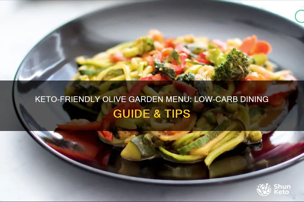what can i eat at olive garden on keto
