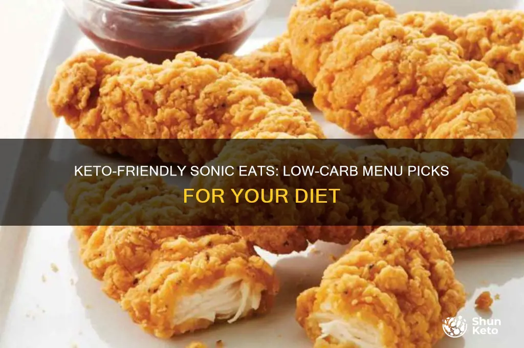 what can i eat at sonic on keto