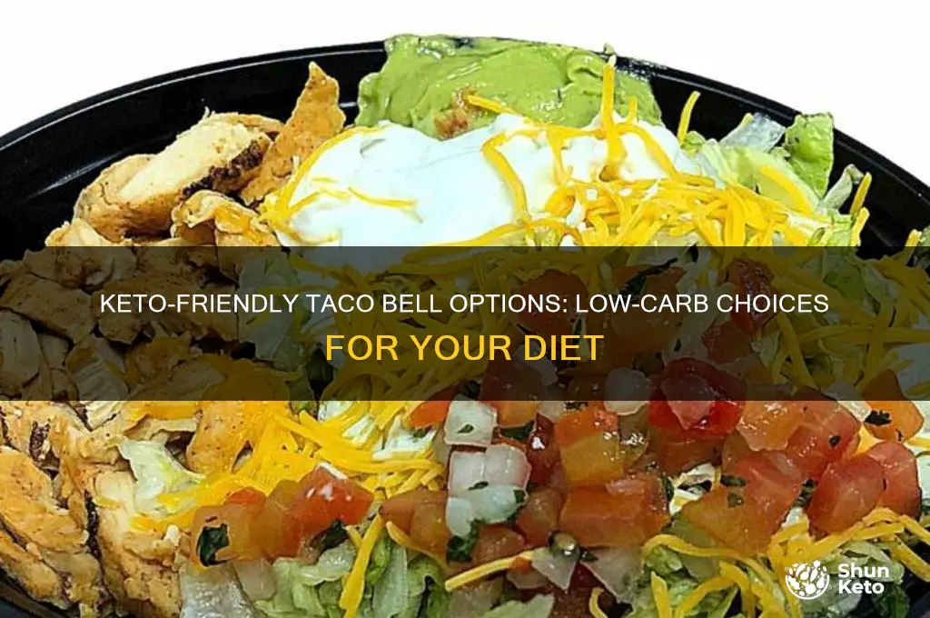 what can i eat at taco bell on keto diet